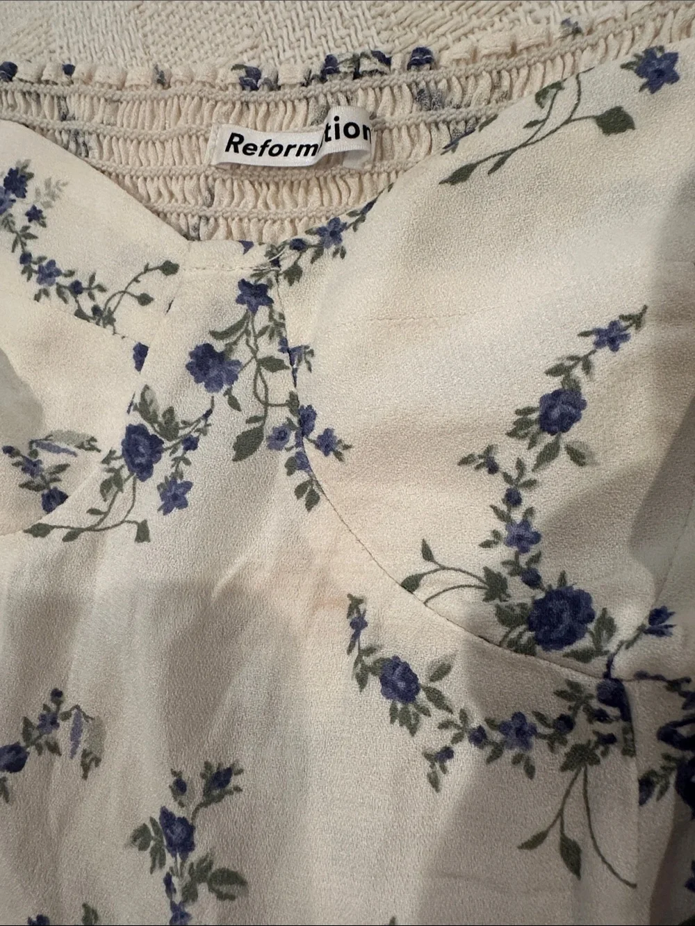 Reformation Lua Top (Emmaline) Floral Sz 0